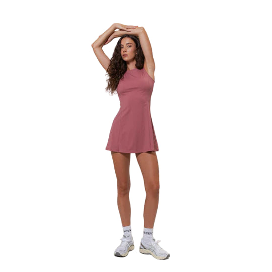COURTSIDE DRESS - CRANBERRY