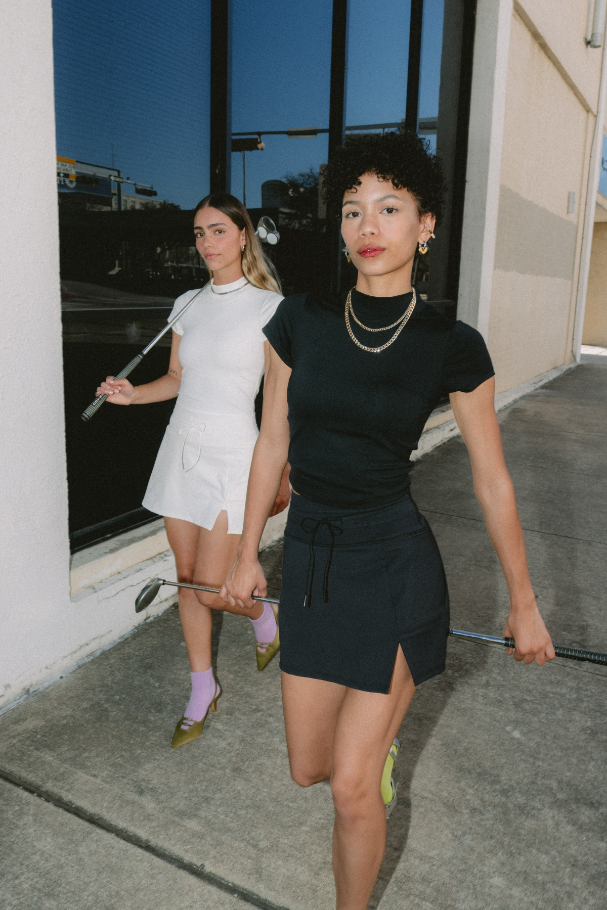 READY MOCK NECK SHORT SLEEVE - BLACK