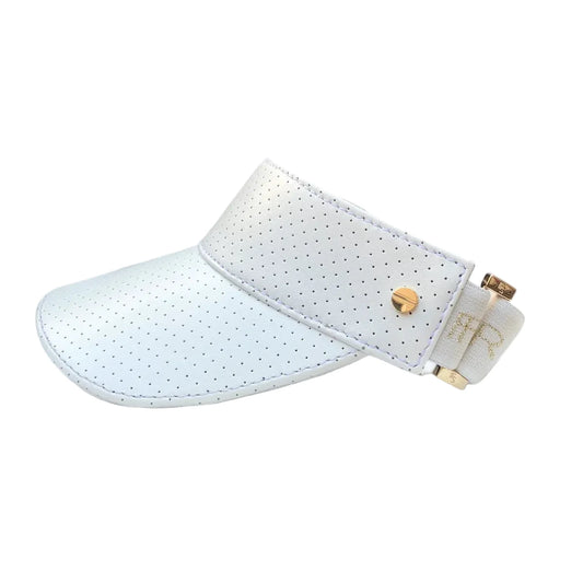 VISOR - WHITE & GOLD