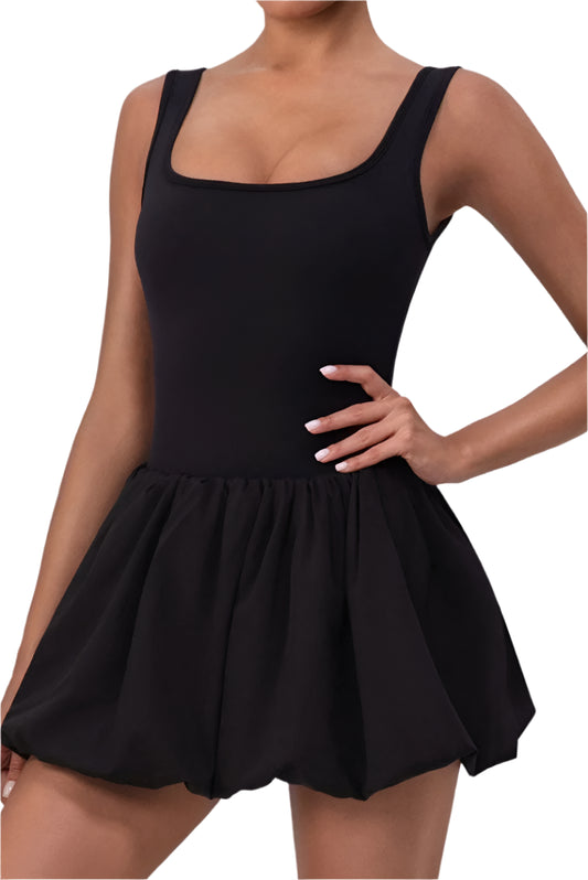 BUBBLE DRESS - BLACK