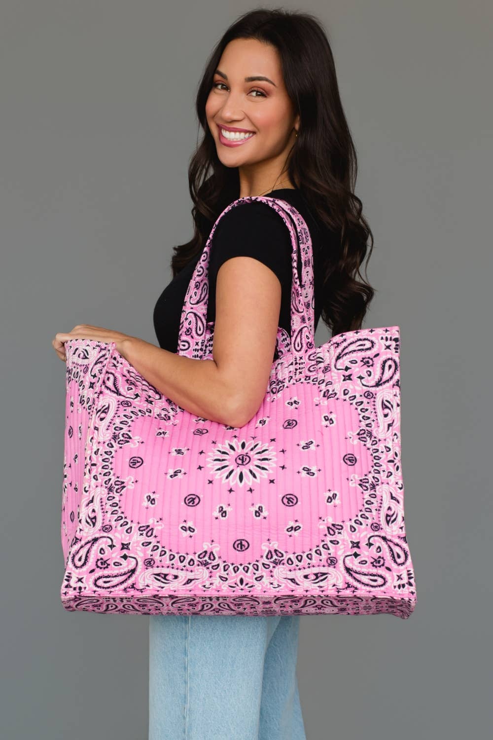 BANDANA TOTE - PINK