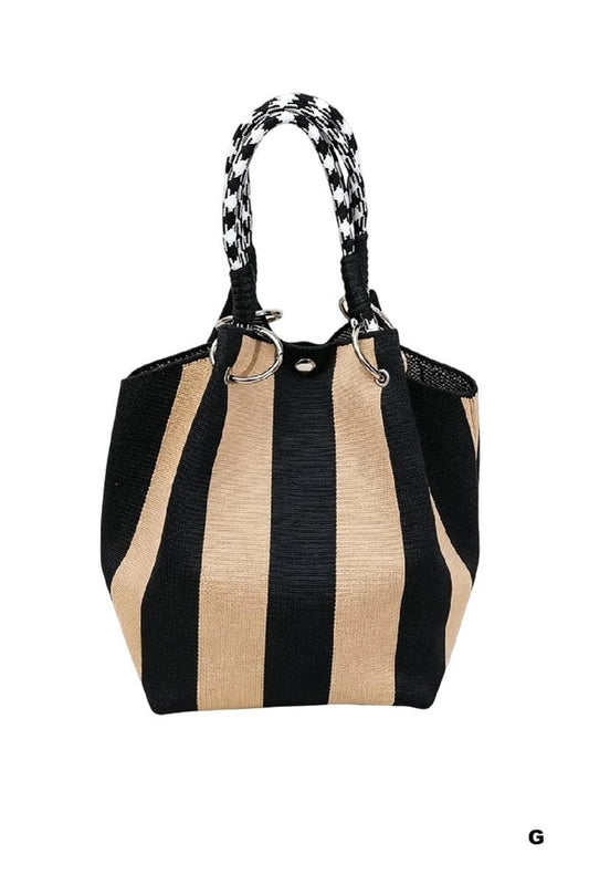 ROPE MINI TOTE - COURTSIDE STRIPES