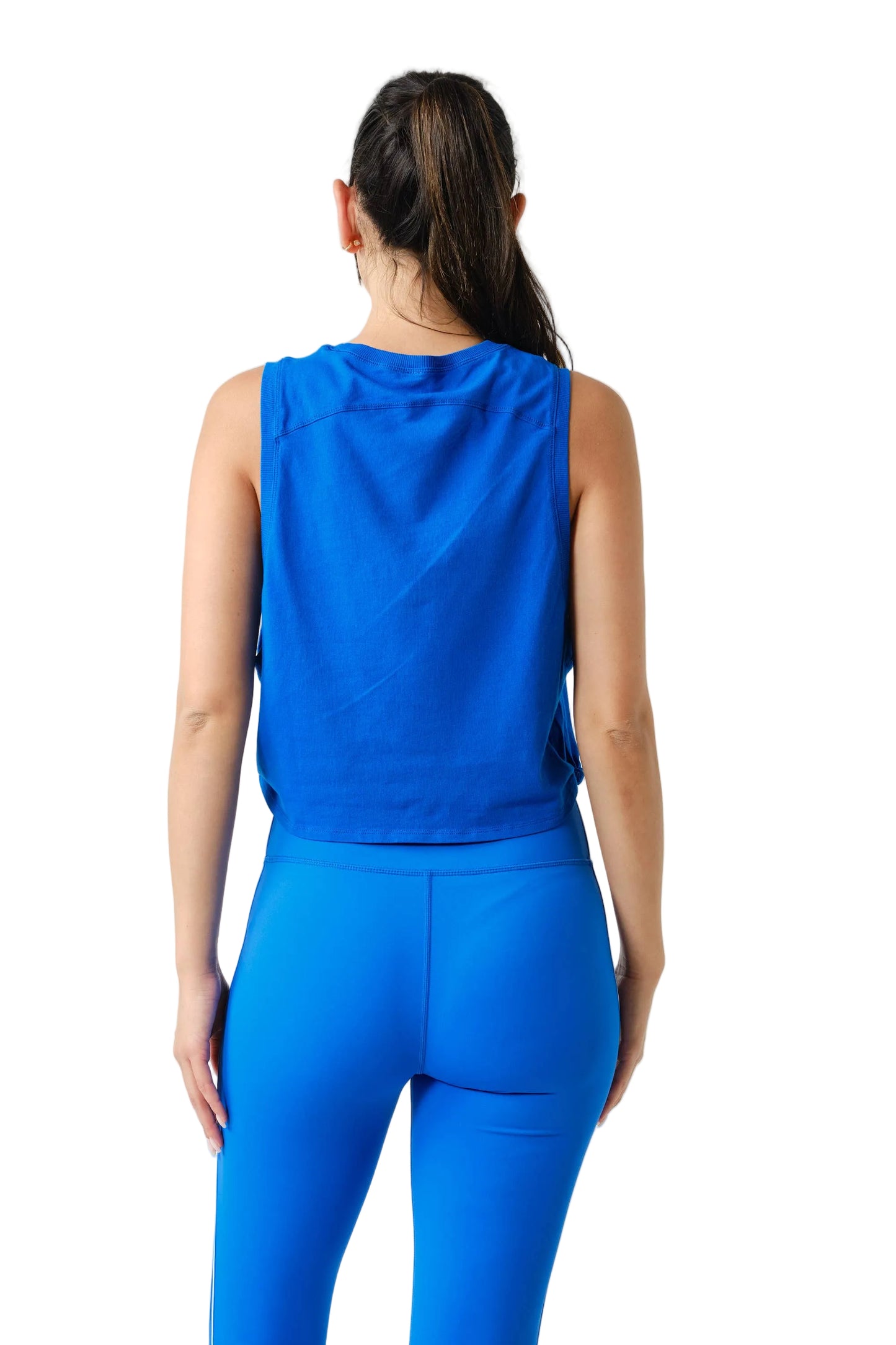SIDE-KNOT MUSCLE TANK - COBALT
