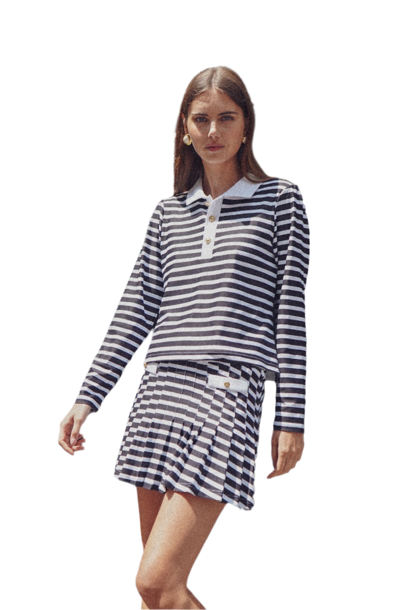 BENNY  LS TOP - STRIPE