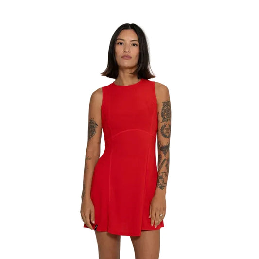 AIRLIFT COURTSIDE DRESS - MACH RED